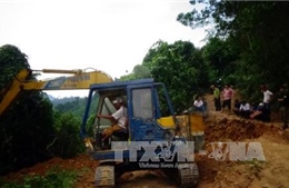 Quảng Nam: Phá đường tự phát để chặn lâm tặc đưa phương tiện vào phá rừng 
